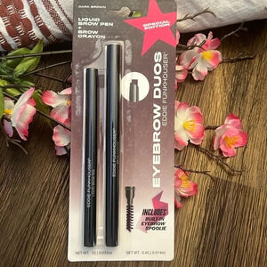 EDDIE FUNKHOUSER Special Edition Eyebrow Duos - Dark Brown